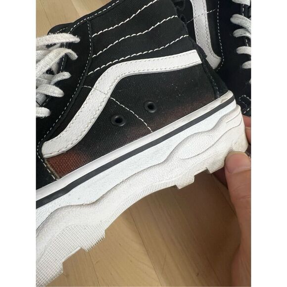 Vans Sentry Sk8-Hi Wafflecup Suede Women Size 6.5 Skate Shoes Black ULTRA CUSH - Picture 8 of 12